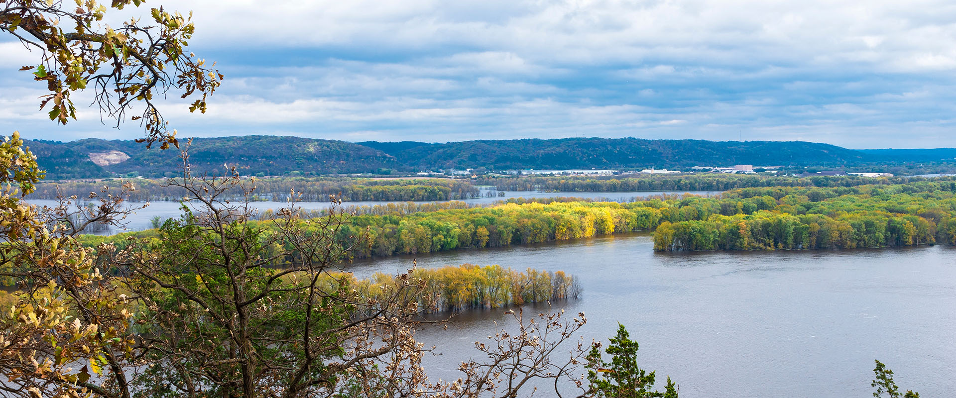 A Wisconsin river landscape